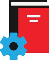 Tech Manual Book Equitment vector