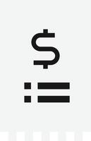 Tech Invoice Bill Receipt vector
