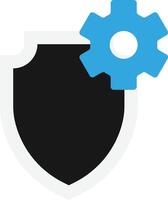 Technical Protection Shield vector