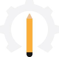 Tech Settings Gear Configuration vector