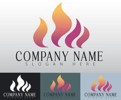 The abstract styling allows for a unique interpretation, making the logo adaptable for different industries. vector