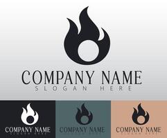 The sharp yet smooth edges give the flame a bold yet elegant appeal. vector