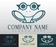 A modern frog icon, with its clean design, showcases adaptability and aligns with emerging brands. vector