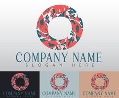 This fresh approach to the letter O integrates minimalism with elegance for a standout design. vector