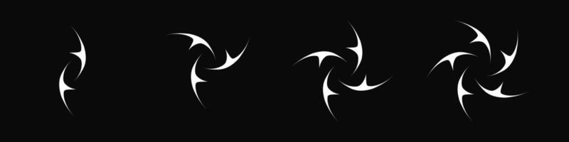 Y2K Aesthetic Elements for Creative Projects vector