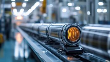 Advanced particle accelerator in high tech laboratory photo