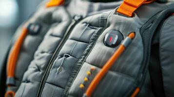 Innovative high tech backpack with advanced features photo