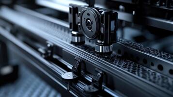 A macro view of the adjustable diffusion panel being manipulated highlighting the seamless transition between different diffusion settings and the intricate mechanism that allows fo photo