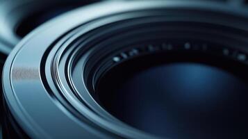 Professional photographic lens showing its sophisticated mechanism and advanced technology photo