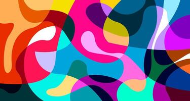 Abstract colorful abstract background vector