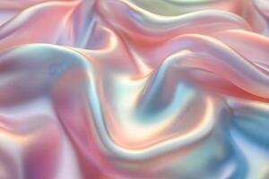 Luxurious Soft Pastel Multicolored Silk Fabric Texture for Design and Print photo
