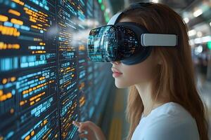 Exploring Virtual Reality Technology and Futuristic Interfaces for Immersive Experiences photo