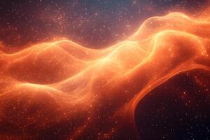 Abstract Cosmic Wave Energy Flow in Space - Perfect for Digital Design and Print photo