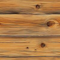 Close-up of natural wooden planks with grain texture for background use photo