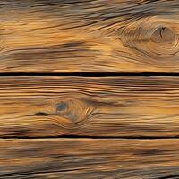 Close-up of weathered wooden planks with natural texture and grain patterns photo