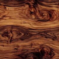 Dark brown wood texture with natural patterns and grain photo