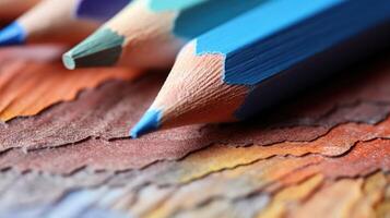intricate color pencil texture photo