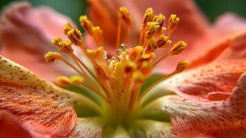 A close up of a flower photo