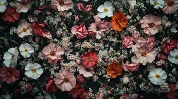Flowers on the floor photo