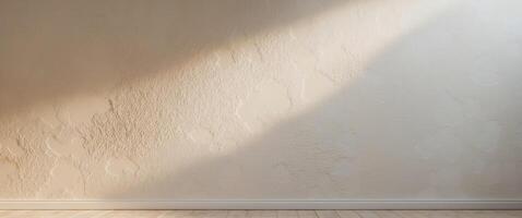 Textured Venetian plaster with light gradient for creative wall design. photo