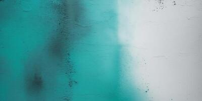 Eye catching grunge effect created by a textured background with a turquoise and white gradient. photo