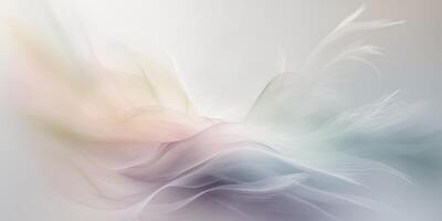 Abstract pastel gradient blending with soft pencil strokes creates a serene and calming atmosphere in any space. photo