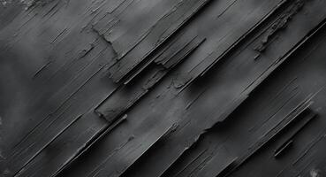 Gray and black abstract textured background with diagonal lines for vintage grunge design and ample copy space for creative text applications photo