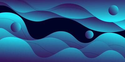 Bright blue wave background with simple line shapes and patterns. Simple blue wave design. Modern geometric shape concept. eps10 vector