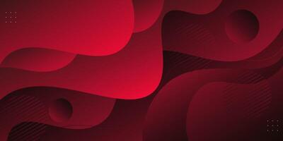 Abstract colorful red wave background. Simple trendy wave fluid pattern. Eps10 vector