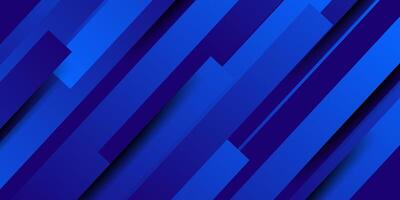 Abstract dark blue gradient background with simple patterned rectangles in 3D format. Dynamic and luxurious design. eps10 vector