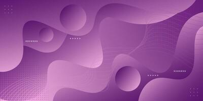 Popular dark purple wavy abstract background with shadow and wavy lines. Purple gradient color on the background. vector