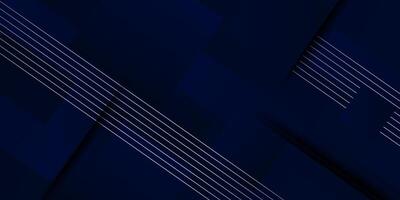 Simple abstract rectangular dark blue background with overlapping shadow shapes. Colorful blue design with simple pattern. Simple and modern concept. Eps10 vector