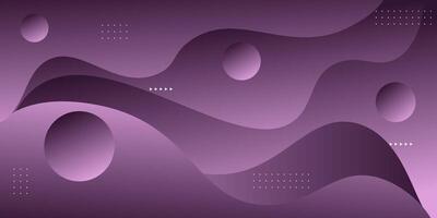 Abstract minimal wave background with dark purple dynamic color design. Simple geometric shapes pattern. Eps10 vector