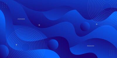 Modern abstract blue gradient wave liquid geometric background with liquid style gradient color. Suitable for banner, flyer, etc. vector