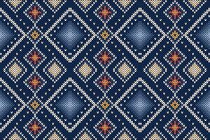 Knitting seamless patterns. vector
