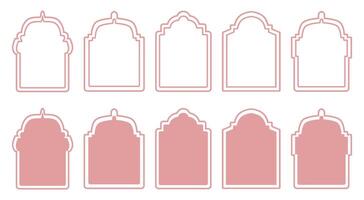 Decorative frame templates for invitations, posters, and digital artwork. vector