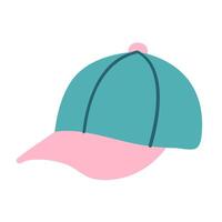 Hand drawn cap isolated on white background vector