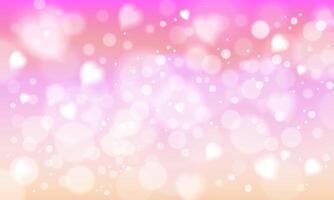 Cute subtle red yellow gradient with bokeh effect. The colors transition smoothly, creating a lively and cheerful atmosphere. Stock illustration in cartoon realistic style. vector