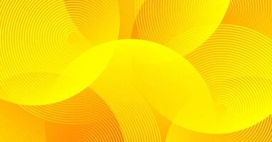 3D orange geometric abstract background overlap layer on bright space with circles effect decoration. Modern graphic design element stripes style concept for web banner, flyer, card, or brochure cover vector