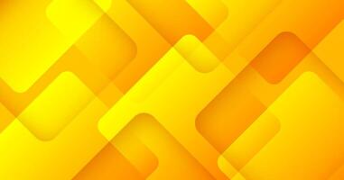 3D orange abstract background overlap layer on bright space with rounded squares effect decoration. Modern graphic design element cutout style concept for web banner, flyer, card, or brochure cover vector