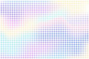 Gradient holographic texture with dots. Pixel holographic dots background. Pastel background with specks and spots. vector