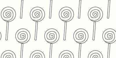 Colorful lollipops arranged in a playful pattern on a light background vector