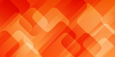 bright orange geometric background with transparent rectangle pattern vector