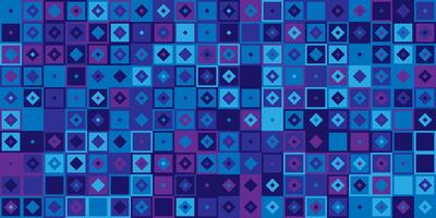 Abstract background of multi-colored squares and rhombuses pattern. Geometric pattern backdrop. vector