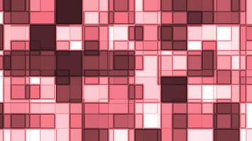 Abstract geometric pattern of red squares suitable for background design, website graphics, wrapping paper, textile prints, and modern branding visuals. video