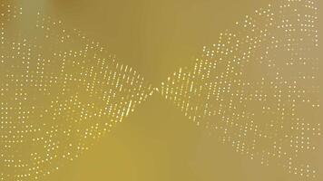 Golden background with a pattern of white dots. Suitable for luxury design projects, festive graphics, elegant invitations, and glamorous packaging. video