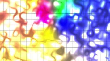 Abstract colorful pattern on a grid background suitable for graphic design projects, web backgrounds, textile prints, packaging designs, and digital art. video