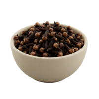 cloves in a bowl on a transparent background png
