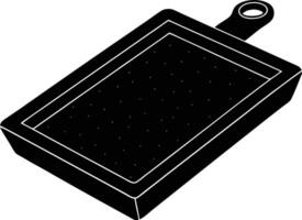 Baking Sheet Silhouette Illustration for Culinary Designs vector