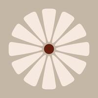 Illustration of Symmetrical Boho Flower vector